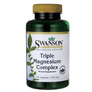 Swanson Triple Magnesium Complex - 400mg - 100 kapszula