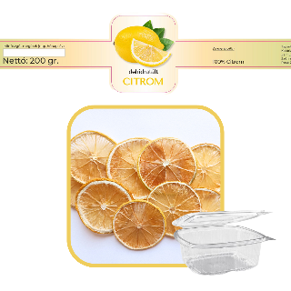 Aszalt/dehidratlt citrom karika 200g