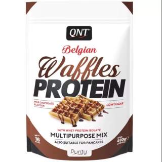 QNT Belgian Waffles Protein - 480g - Milk chocolate
