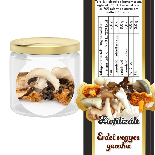 Liofizilt erdei vegyes gomba 50g