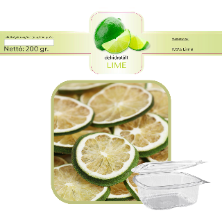 Aszalt/dehidratlt lime 200g