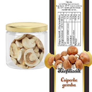 Liofizilt csiperke gomba 50g