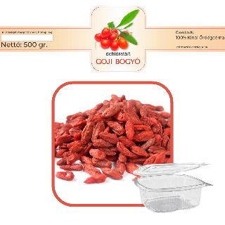 Aszalt/dehidratlt goji bogy 500g