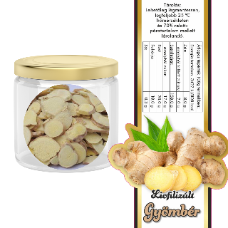 Liofizilt gymbr szeletek 20g