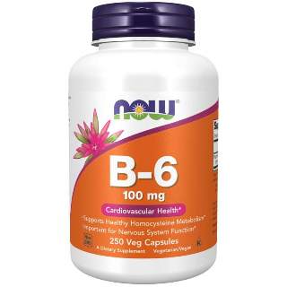 NOW Vitamin B6 - 100mg - 250 veg kapszula
