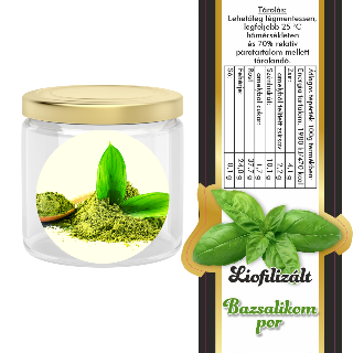 Liofizilt bazsalikom por 10g