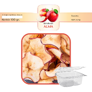 Aszalt/dehidratált alma szeletek 100g