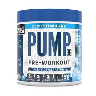 Applied Nutrition Pump 3G - Zero Stimulant 375g - icy blue raz (stimuláns mentes edzés előtti formula)