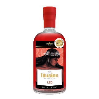 Lady Red Gin Illusion