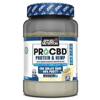 Applied Nutrition PROCBD protein és kenderfehérje hozzáadott emésztő enzimekkel - 750g - vanília