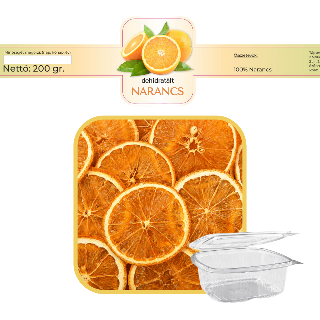 Aszalt/dehidratált narancs szeletek 200g