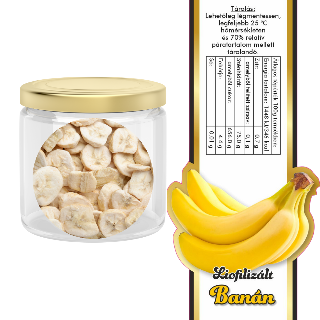 Liofiziált banán szeletek 20g