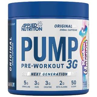 Applied Nutrition Pump-3G - 375g edzs eltti formula - Rainbow Unicorn