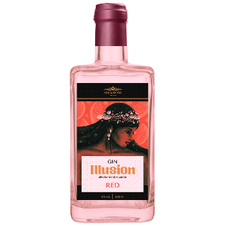 Lady Red Gin Illusion