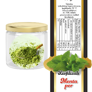 Liofizilt menta por 10g