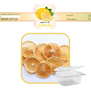 Aszalt/dehidratlt citrom karika 500g